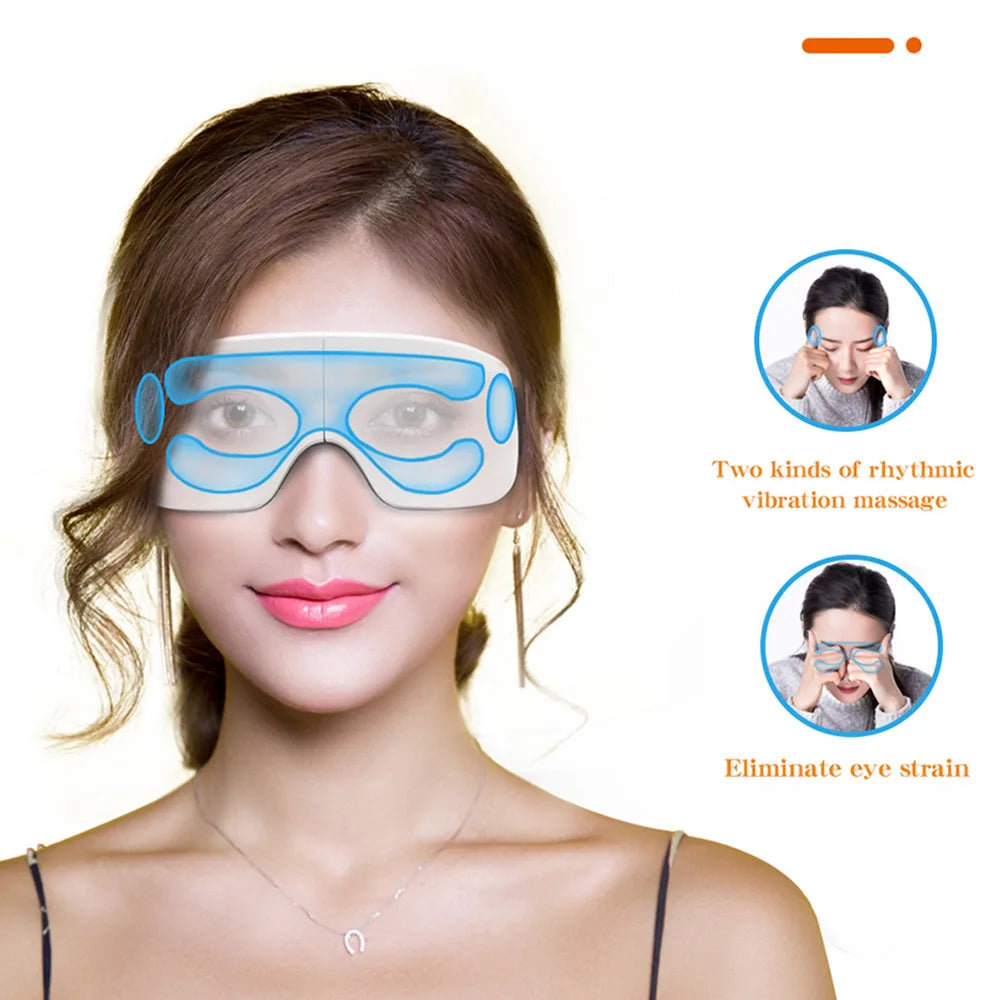Heated Eye Massager with Vibration & Bluetooth Music