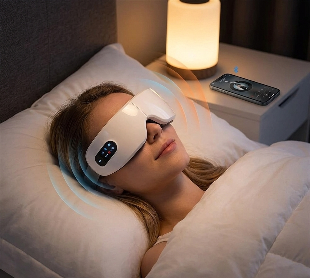 Heated Eye Massager with Vibration & Bluetooth Music