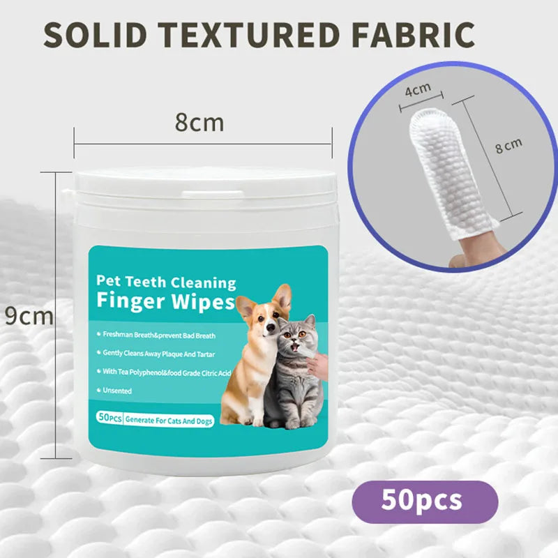 Pet Care Finger Wipes