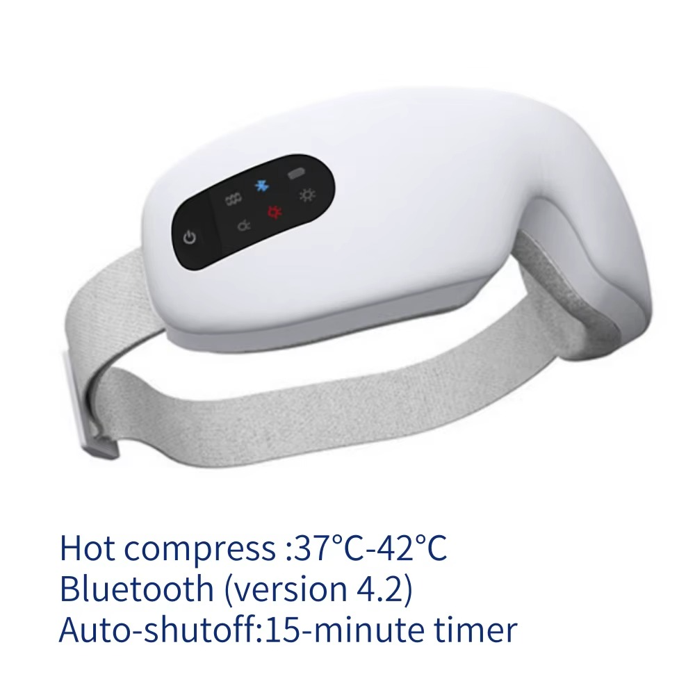 Heated Eye Massager with Vibration & Bluetooth Music