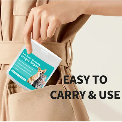 Pet Care Finger Wipes
