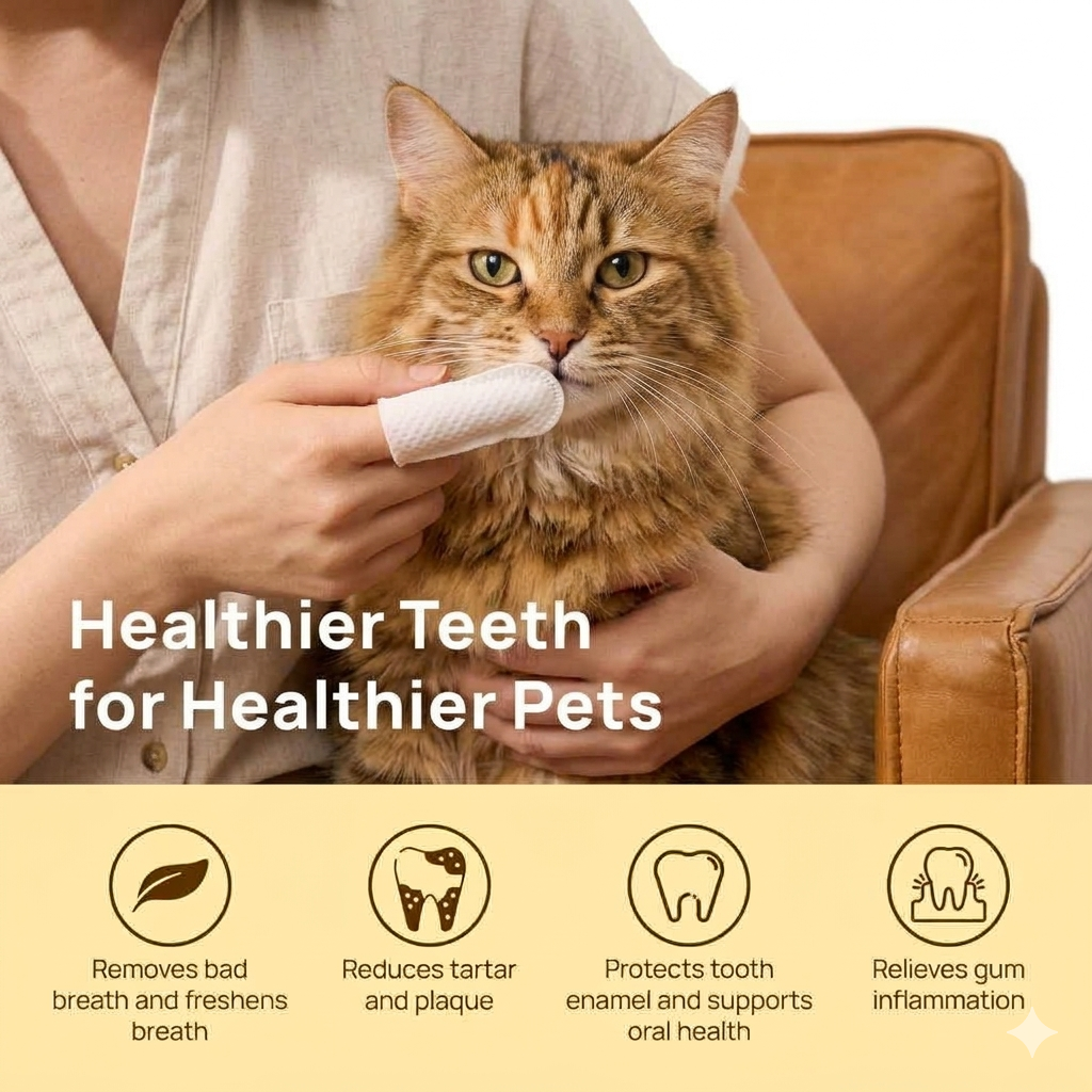 Pet Care Finger Wipes